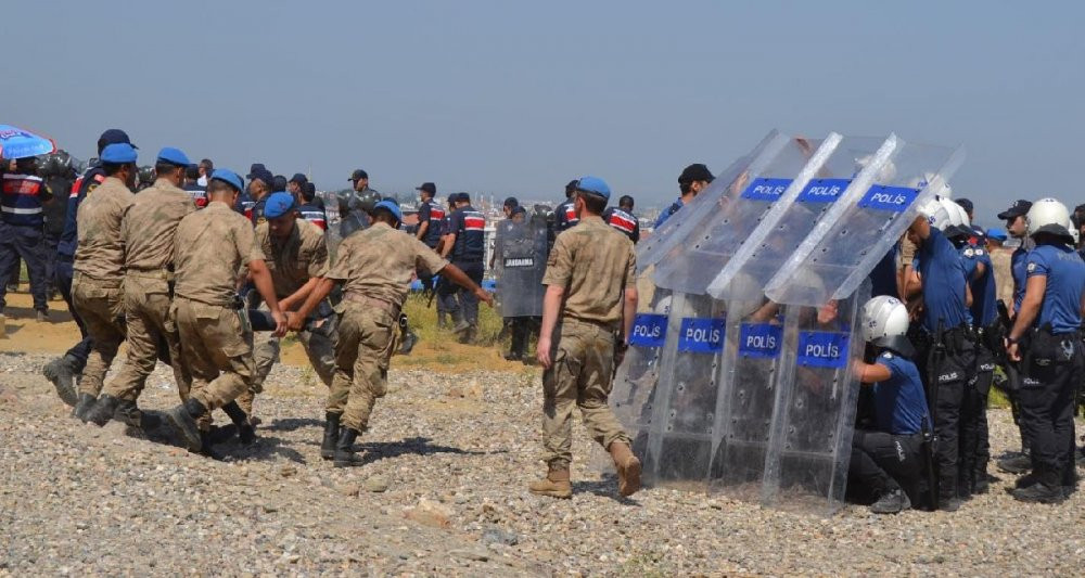 Salihli’de JES eylemine sert müdahale: 26 gözaltı - Resim : 2