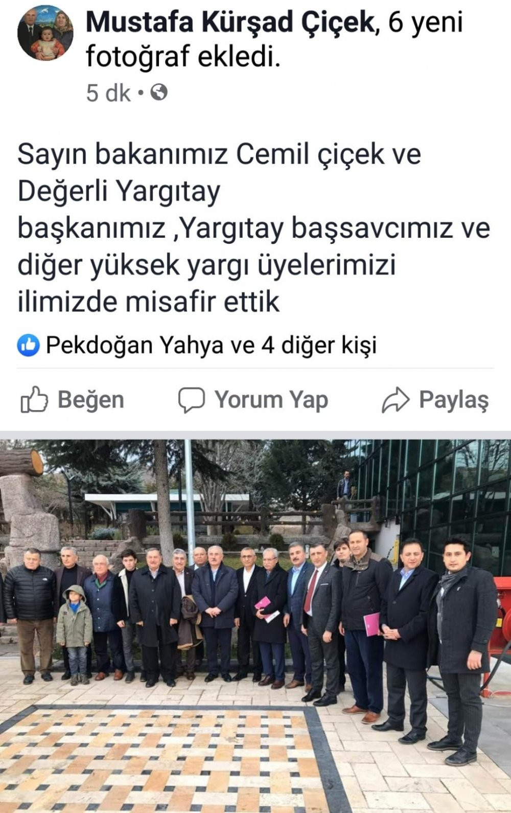 AKP'li vekil paylaştı: Yargıtay Başkanı kimlerle bir araya geldi! - Resim : 1