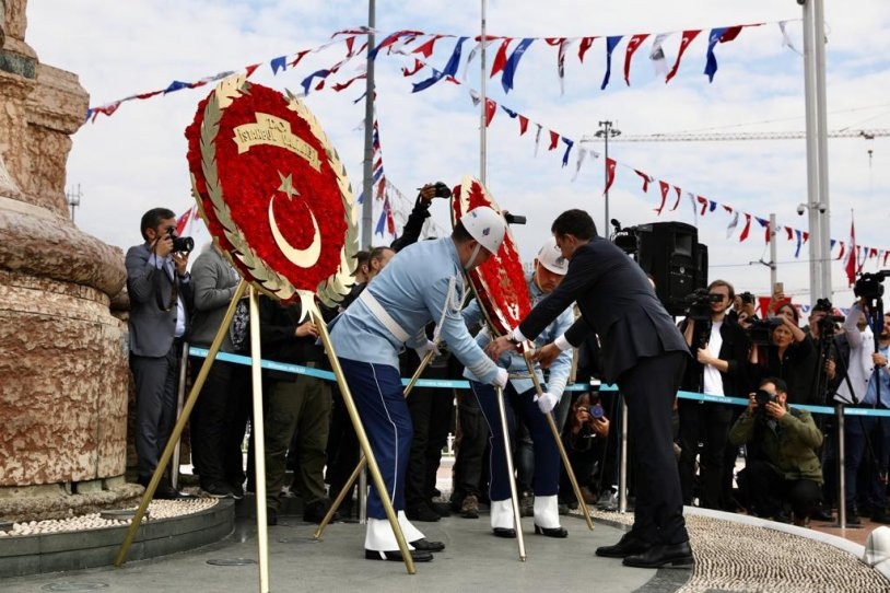 İmamoğlu’ndan Taksim Meydanı’na Cumhuriyet yürüyüşü - Resim : 3