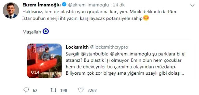 İmamoğlu, İBB'ye gönderme yapan vatandaşa esprili bir dille yanıt verdi - Resim : 2