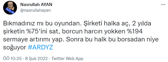 ARD Bilişim'in 'bedelli sermaye artırımı'na tepkiler çığ gibi: Bu soyguna dur de - Resim : 3