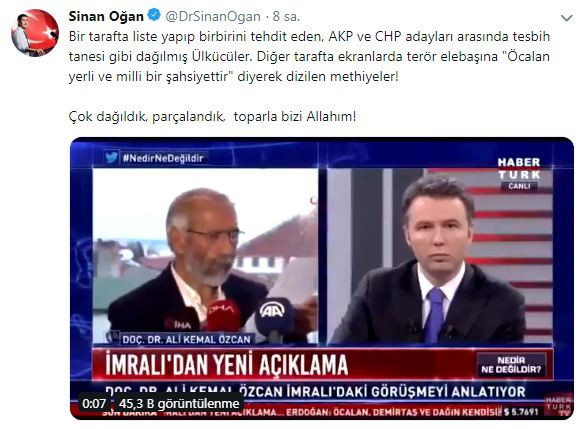 Sinan Oğan: Allah hepinizin belasını versin - Resim : 2