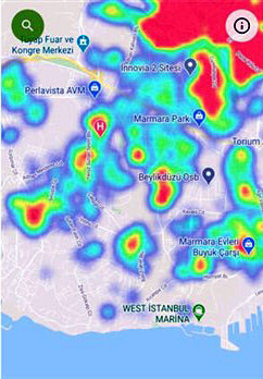 İstanbul’un koronavirüs risk haritası güncellendi - Resim : 4
