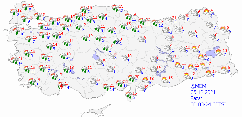 Havalar yarından itibaren değişiyor! İşte il il hava tahminleri - Resim : 4