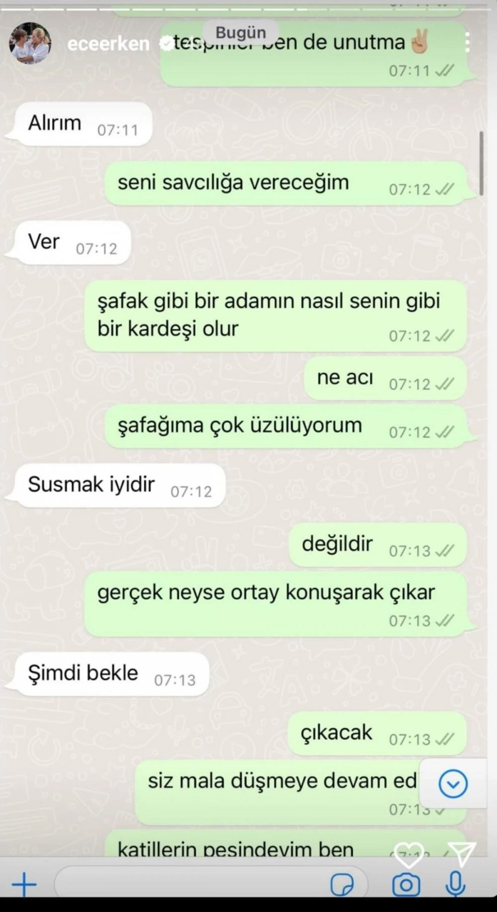 Ece Erken, ölen eşinin ağabeyi tarafından tehdit edildi - Resim : 4