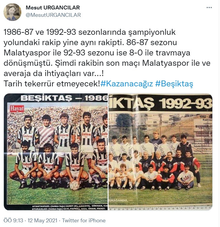 Beşiktaşlı isimden Galatasaraylıları kızdıracak paylaşım - Resim : 1