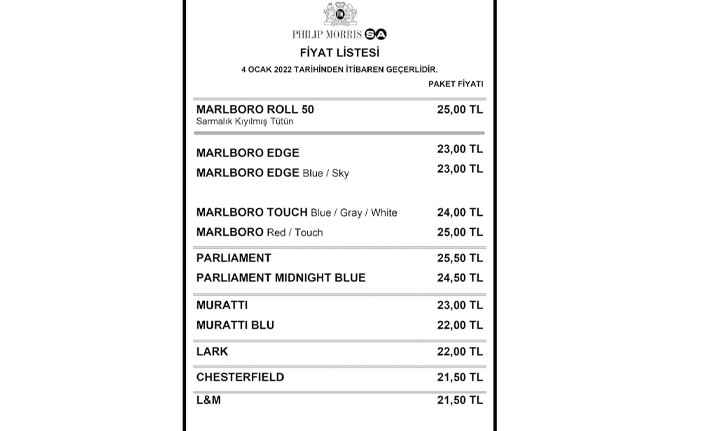 Zamlar sigara fiyatlarına yansımaya başladı! - Resim : 1