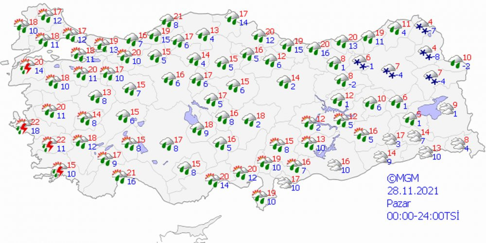 Meteoroloji'den sağanak ve kar uyarısı! - Resim : 5