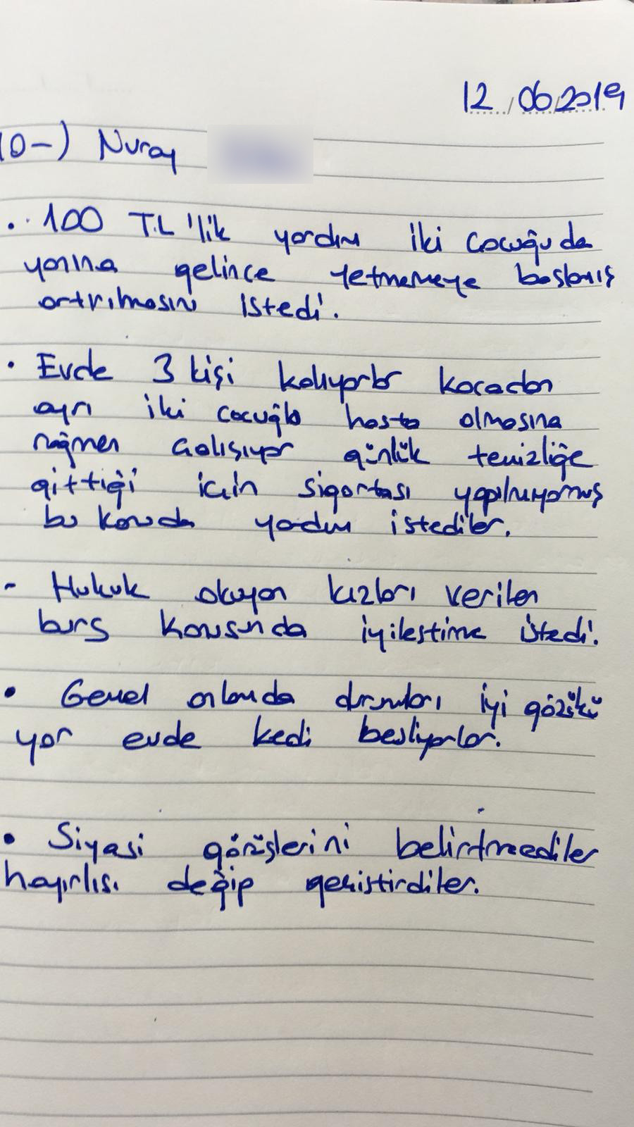 İBB personeline 'yardıma muhtaç ailelere ziyaret' talimatı: İşte o raporlar... - Resim : 3