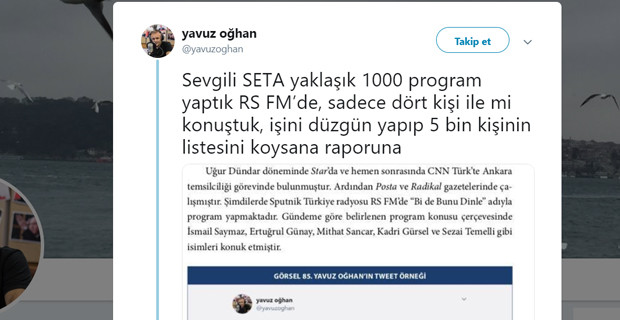 SETA, gazetecileri fişledi: 'Andıç' tepkisi - Resim : 5