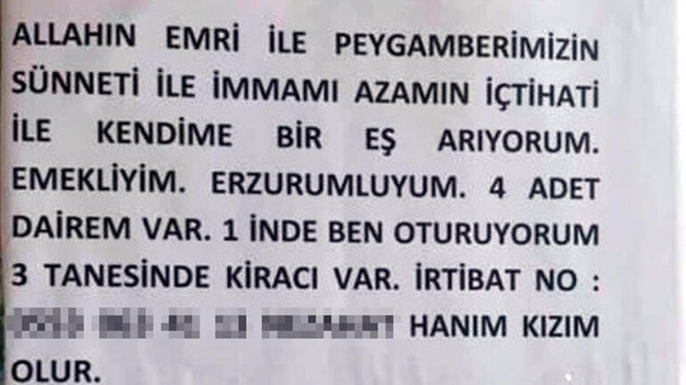 78 yaşındaki adam, üçüncü kez evlenmek için duraklara ilan astı - Resim : 1