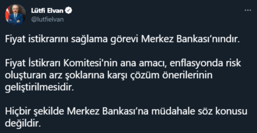 Lütfi Elvan açıkladı: Merkez Bankası’na 'müdahale' mi var? - Resim : 1