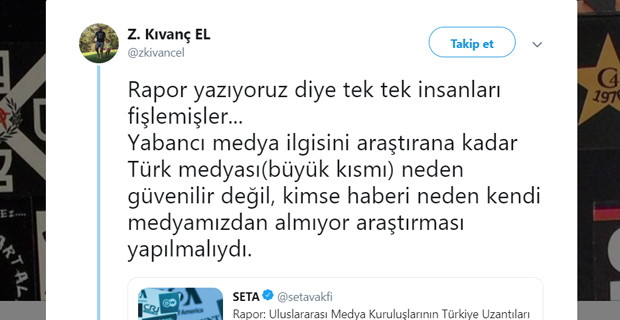 SETA, gazetecileri fişledi: 'Andıç' tepkisi - Resim : 7