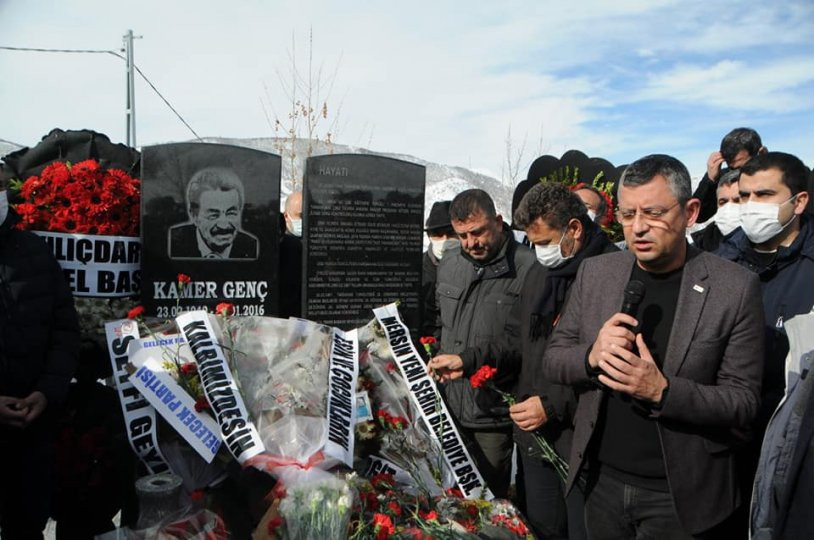 Kamer Genç, memleketi Tunceli'de mezarı başında anıldı - Resim : 2