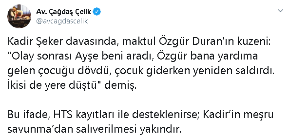 Kadir Şeker'in avukatından tahliye açıklaması - Resim : 1