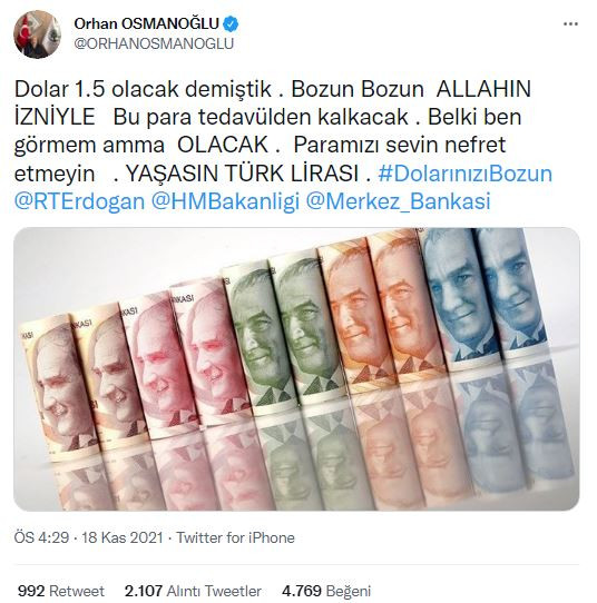 Abdülhamit'in torunundan yine ilginç dolar açıklaması - Resim : 1