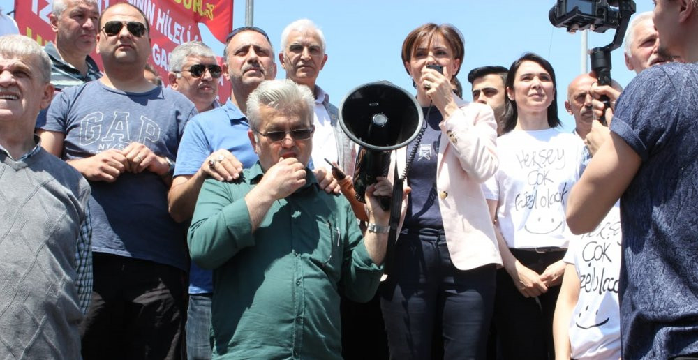 CHP’li Kaftancıoğlu’ndan Uzel işçilerine destek  - Resim : 1