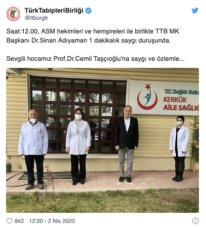 Koronavirüsten hayatını kaybeden Prof. Dr. Cemil Taşçıoğlu böyle uğurlandı - Resim : 4