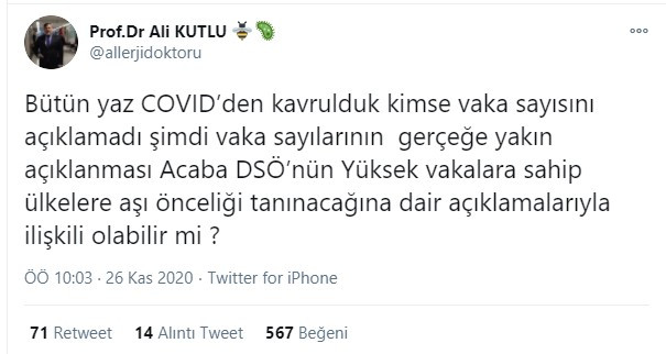 Prof. Dr. Kutlu'dan, Bakan Koca'ya zor sorular... - Resim : 2