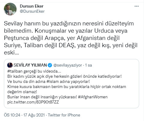 Habertürk yazarı 'Taliban zihniyetini' ifşa etti AKP'li isim rahatsız oldu - Resim : 2