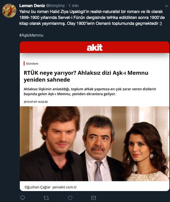 Akit'e 'Aşk-ı Memnu' ayarı - Resim : 1