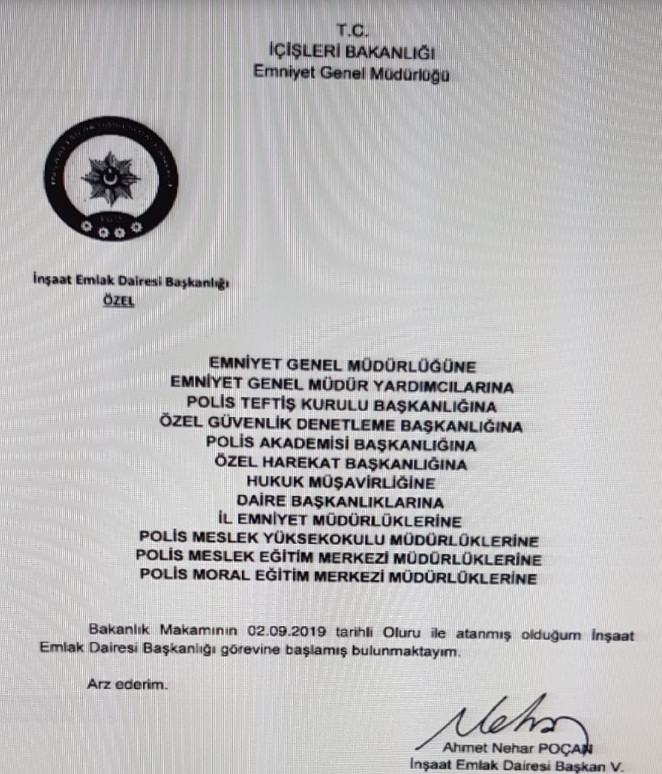 Bakan Kurum&rsquo;un eniştesi, Emniyet&rsquo;e daire başkanı oldu - Resim : 1