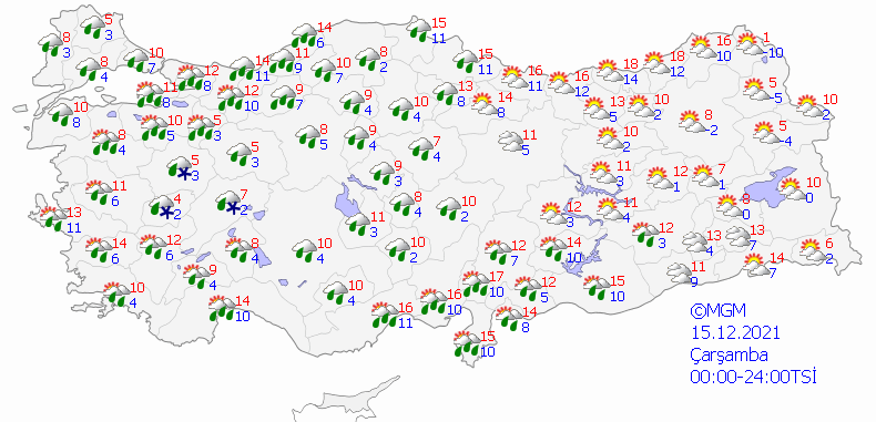 Yağışlar yerini kara bırakıyor! İşte il il hava durumu... - Resim : 3