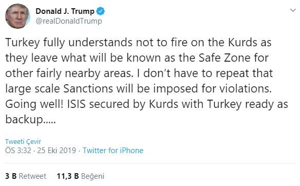 Trump yine Twitter'dan aba altından sopa gösterdi - Resim : 1