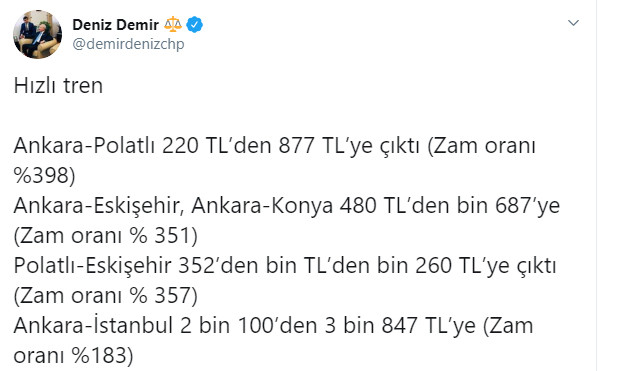 Böyle zam görülmedi... TCDD'den açıklama: Zam değil, fiyat değişikliği - Resim : 3