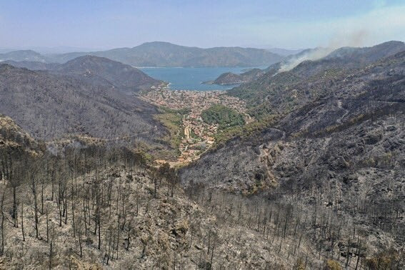 Marmaris&rsquo;ten geriye bu g&ouml;r&uuml;nt&uuml; kaldı - Resim : 2