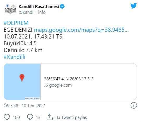 İzmir'de korkutan deprem: Çanakkale'de de hissedildi - Resim : 1