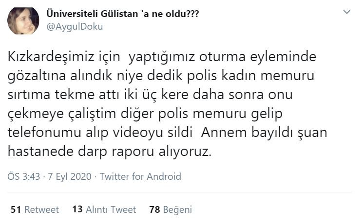 Gülistan Doku'nun annesi ve ablası gözaltına alındı - Resim : 1