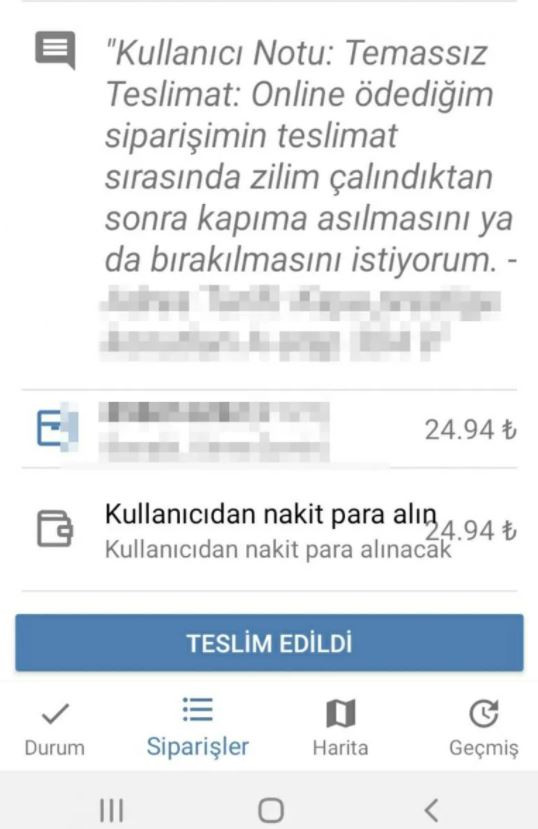 Yemek siparişinde akılalmaz dolandırıcılık - Resim : 1