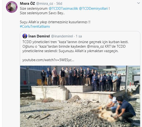 Çorlu'da 7'si çocuk 25 kişi ölmüştü... TCDD önlem almak yerine kurban kesti - Resim : 1