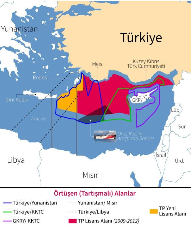 Doğu Akdeniz’de tansiyon yükseldi: Askeri tatbikat düzenleniyor - Resim : 1