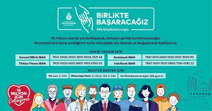 Hayırseverlerin İBB'ye yaptığı bağışlara çöktüler - Resim : 1