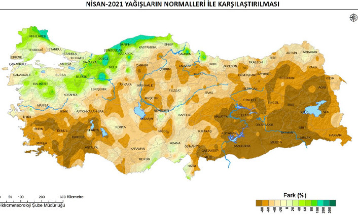 Meteoroloji’den korkutan harita: Son 50 yılın en düşük seviyesi görüldü - Resim : 1