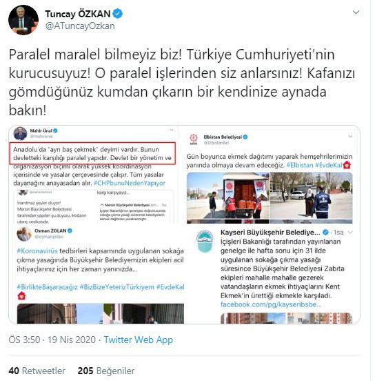 AKP'li Ünal'dan CHP'li belediyenin ücretsiz ekmek dağıtmasına skandal yorum - Resim : 1