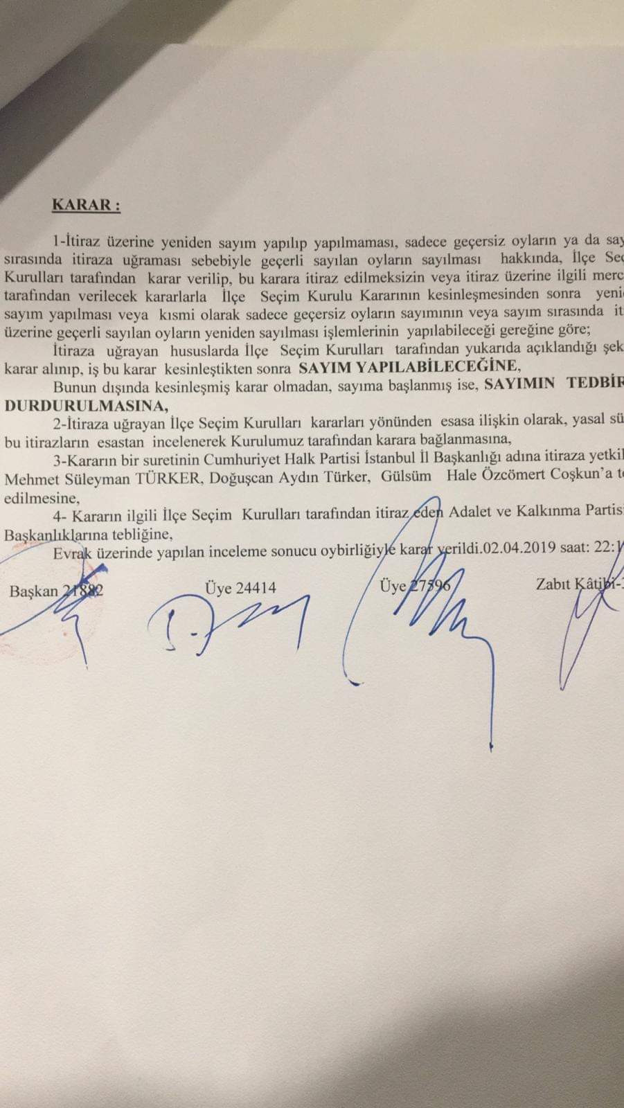 YSK gece yarısı olağan&uuml;st&uuml; toplandı, AKP'nin talebini kabul etti! - Resim : 2