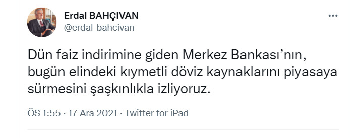 Merkez Bankası'ndan 5. müdahale - Resim : 1