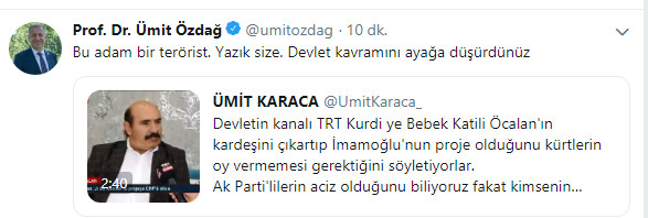 Türk ordusuna kumpas kuran Osman Öcalan TRT'ye çıktı - Resim : 1