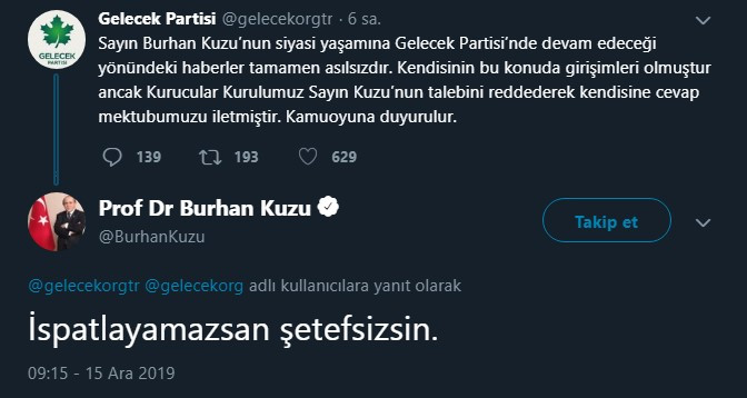 AKP'li Burhan Kuzu sahte hesapla kavga etti - Resim : 1