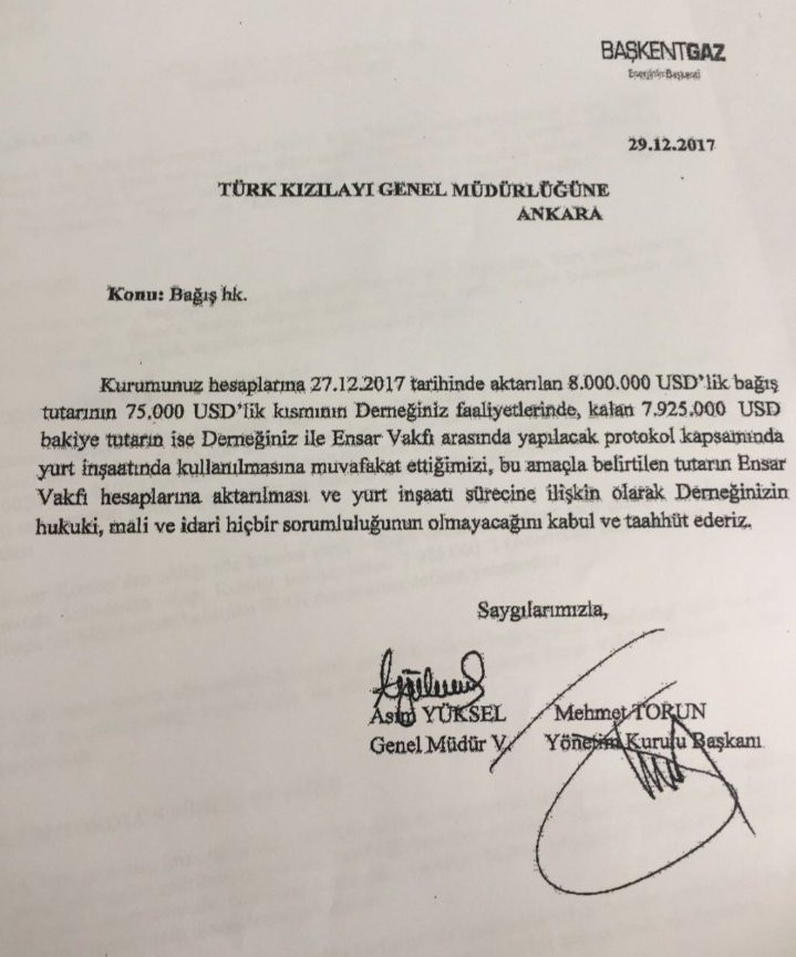 Kızılay'a yapılan bağışlar adı cinsel istismarlarla anılan Ensar Vakfı'na aktarılmış - Resim : 2