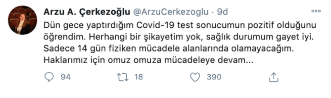 DİSK Genel Başkanı Çerkezoğlu'nun, COVİD-19 test sonucu pozitif çıktı - Resim : 1