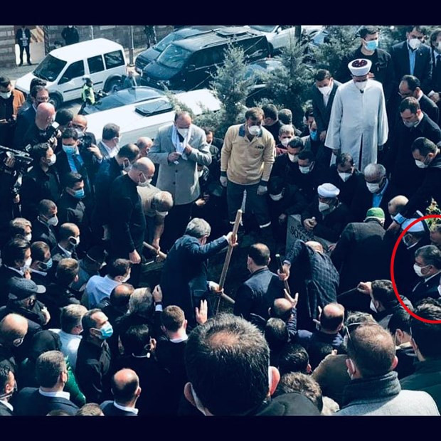 Bakan Fahrettin Koca'nın 'gizlice' t&ouml;rene katıldığı ortaya &ccedil;ıktı - Resim : 1