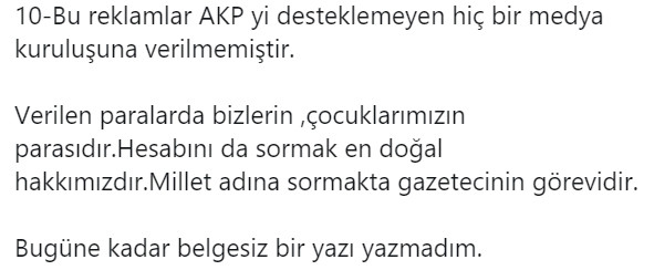 İşte İBB'den, AKP döneminde yandaş medyaya akıtılan milyonlarca liranın belgeleri - Resim : 19