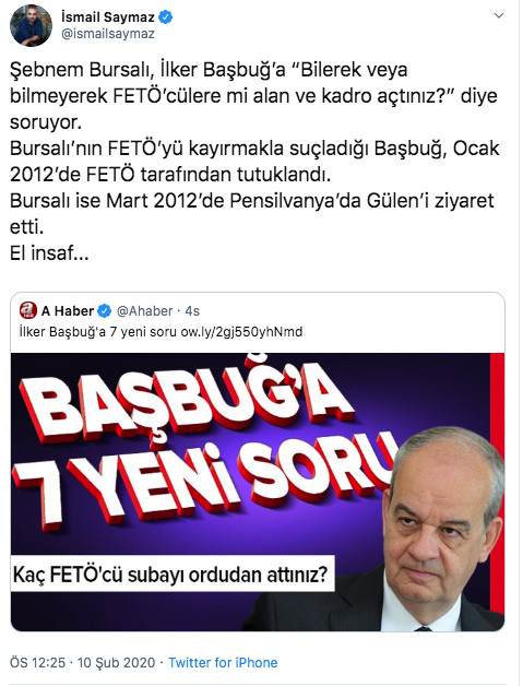 Sabah ve Hürriyet yazarlarından İlker Başbuğ'a FETÖ suçlaması - Resim : 1