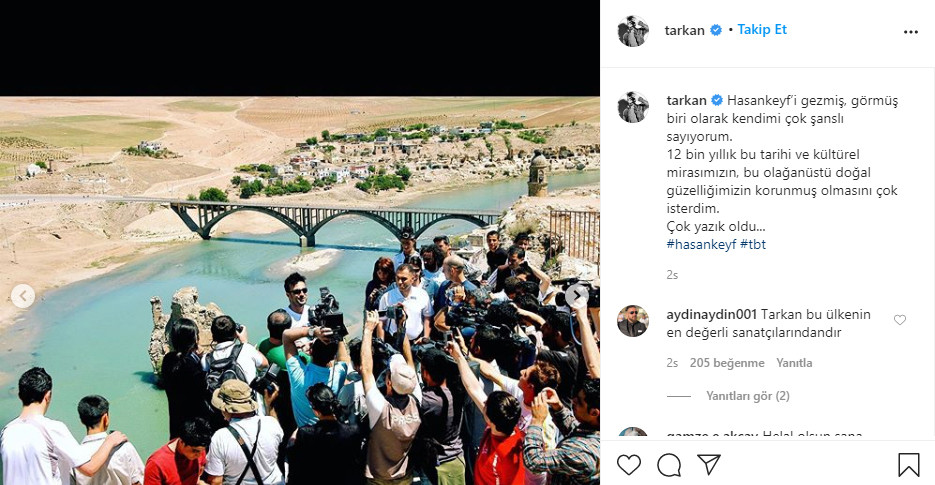 Tarkan'dan Hasankeyf açıklaması: Çok yazık oldu - Resim : 1