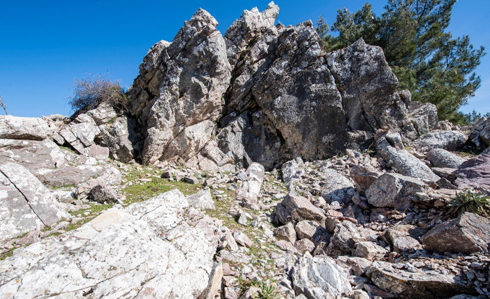 İzmir'de antik taş ocağı bulundu - Resim : 1