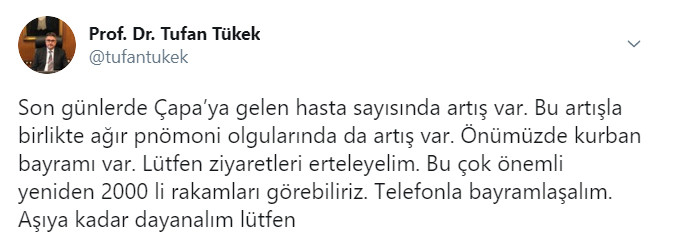 Prof. Dr. Tükek'ten çok kritik koronavirüs uyarısı - Resim : 1